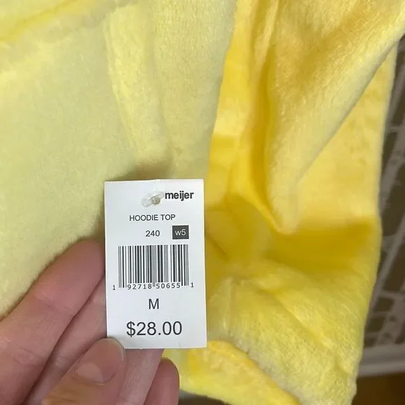 Pink
Rose NEW Yellow Super Soft Fleece Zip Neck Hoodie sz M - Picture 6 of 7